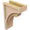 Ekena Millwork 4"W x 8"D x 12"H Classic Viola Rough Cedar Woodgrain TimberThane Corbel, Primed Tan CORUR04X08X12VIORCPR - alternate 6